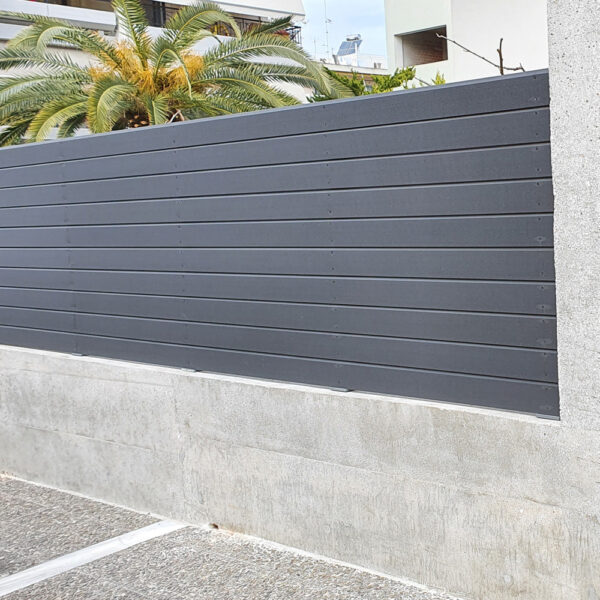 WPC FENCING SLEEK INCLINED BOARD 12cm